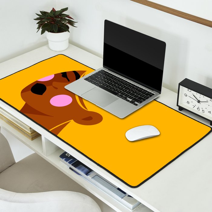 Fluffy Hair Desk Mat Gallery Image 2