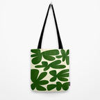 Abstract-botanical 35 green Tote Bag Gallery Image 2