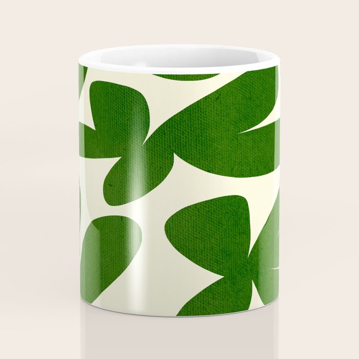 Abstract-botanical 35 green Coffee Mug Gallery Image 4