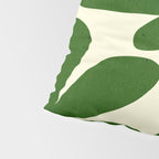 Abstract-botanical 35 green Pillow Sham Gallery Image 4