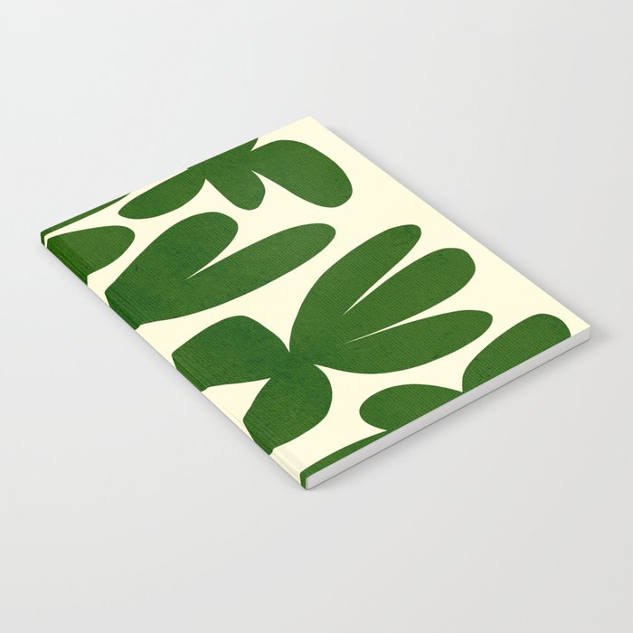 Abstract-botanical 35 green Notebook Gallery Image 1