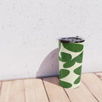 Abstract-botanical 35 green Travel Mug Gallery Image 4