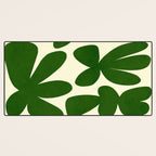 Abstract-botanical 35 green Desk Mat Gallery Image 3