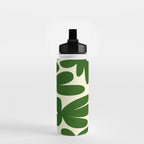 Abstract-botanical 35 green Water Bottle Gallery Image 2