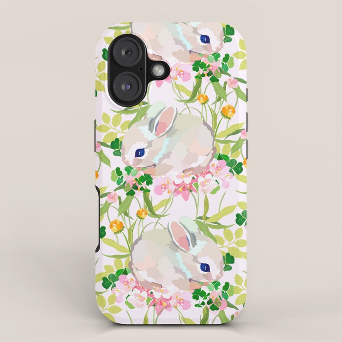 springtime bunny iPhone Case Gallery Image 1