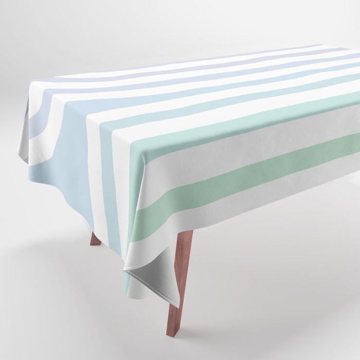 Bold Curvature Stripes XVII Tablecloth Gallery Image 1