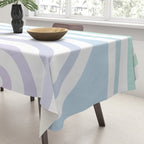 Bold Curvature Stripes XVII Tablecloth Gallery Image 3