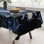 Blue Thistle & Cat Tablecloth Gallery Image 3