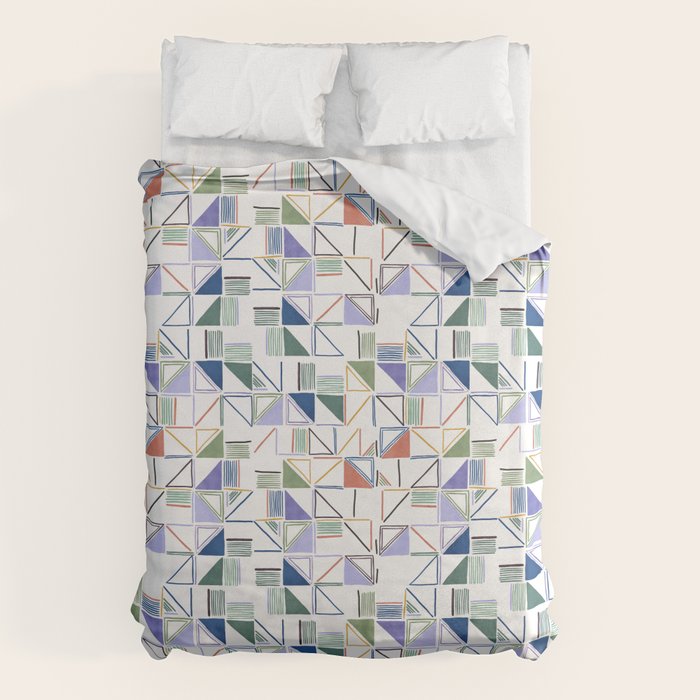 Abstract forms of lines 77G Duvet Cover Gallery Image 1