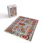 Shakhrisyabz Suzani Uzbekistan Antique Embroidery Print Jigsaw Puzzle Gallery Image 2