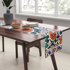 Shakhrisyabz Suzani Uzbekistan Antique Embroidery Print Table Runner Gallery Image 2