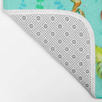 Mermaid Cat with Ukulele Bath Mat Gallery Image 2
