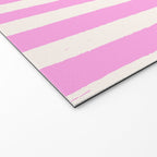 Buon Appetito Pink Groovy Stripes Minimalist Illustration Welcome Mat Gallery Image 2