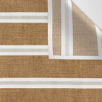 Cadence stripes - rust and beige stripes Wall Tapestry Gallery Image 3