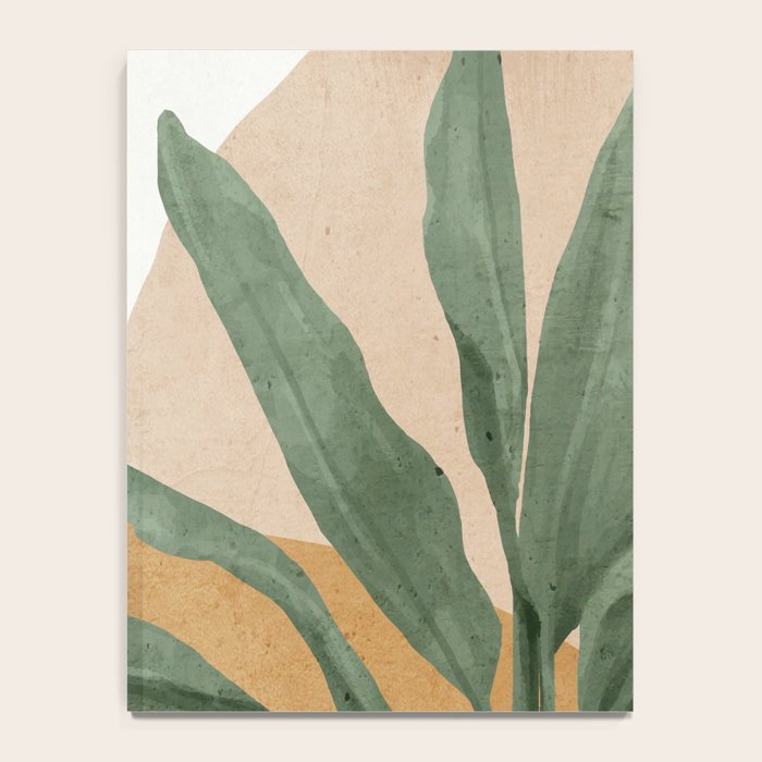 Abstract Art Tropical Leaves 4 Notebook Gallery Image 4