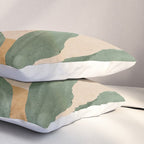 Abstract Art Tropical Leaves 4 Pillow Sham Gallery Image 3