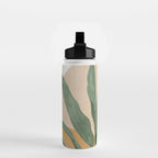 Abstract Art Tropical Leaves 4 Water Bottle Gallery Image 2