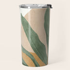 Abstract Art Tropical Leaves 4 Travel Mug Gallery Image 2