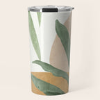 Abstract Art Tropical Leaves 4 Travel Mug Gallery Image 1