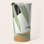 Abstract Art Tropical Leaves 4 Travel Mug Gallery Image 3