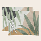 Abstract Art Tropical Leaves 4 Placemat Gallery Image 1