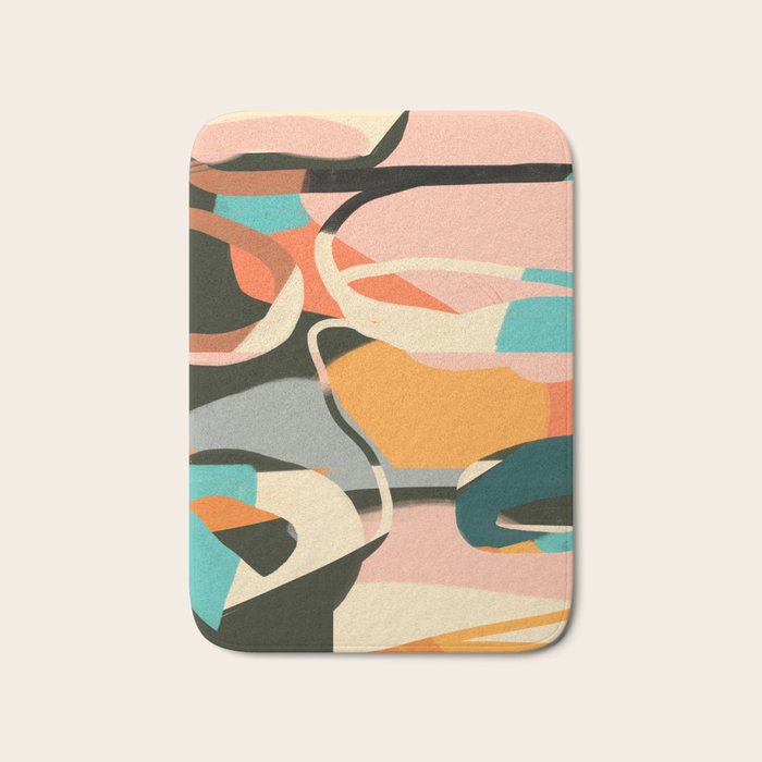 Modern Abstract Art 110 Bath Mat Gallery Image 1