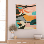 Modern Abstract Art 110 Wall Tapestry Gallery Image 2