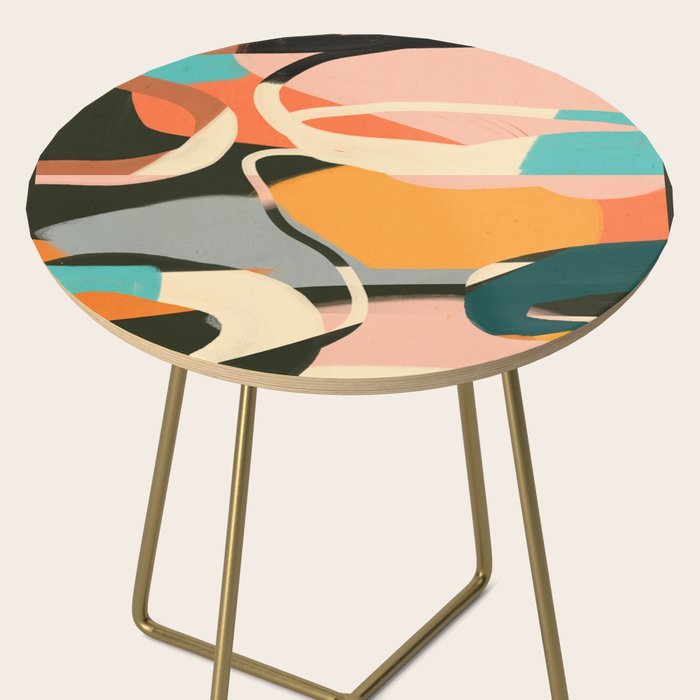 Modern Abstract Art 110 Side Table Gallery Image 2