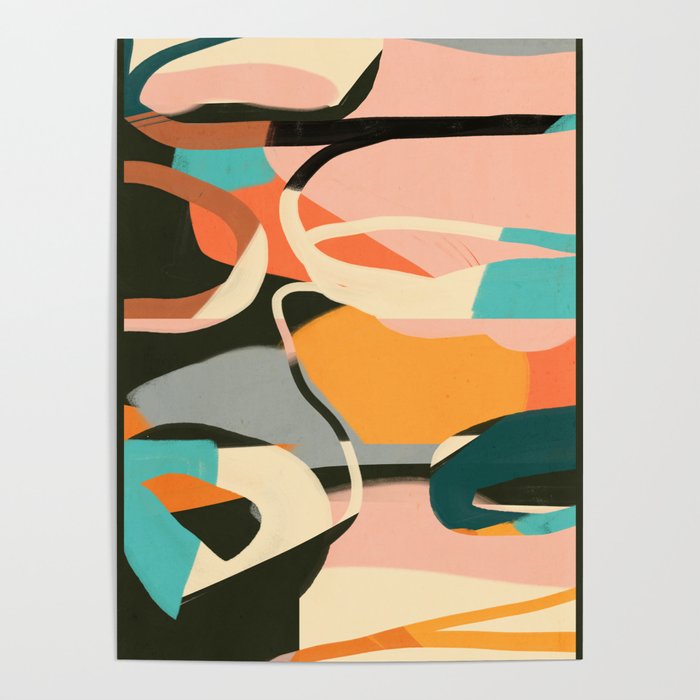 Modern Abstract Art 110 Poster Gallery Image 1