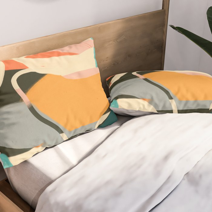 Modern Abstract Art 110 Pillow Sham Gallery Image 2
