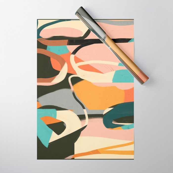 Modern Abstract Art 110 Wrapping Paper Gallery Image 1