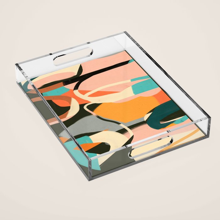 Modern Abstract Art 110 Acrylic Tray Gallery Image 1