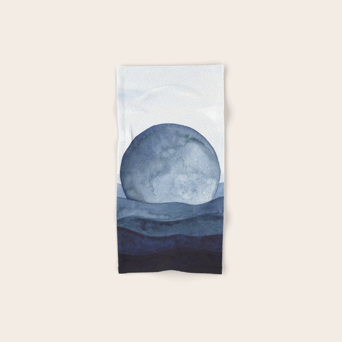 Moon Landscape Bath Towel Gallery Image 1