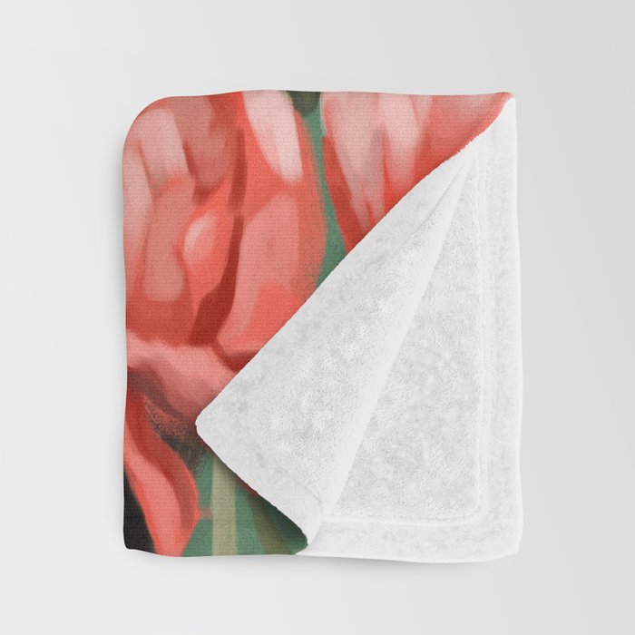 Garden of Peonies Throw Blanket Gallery Image 3