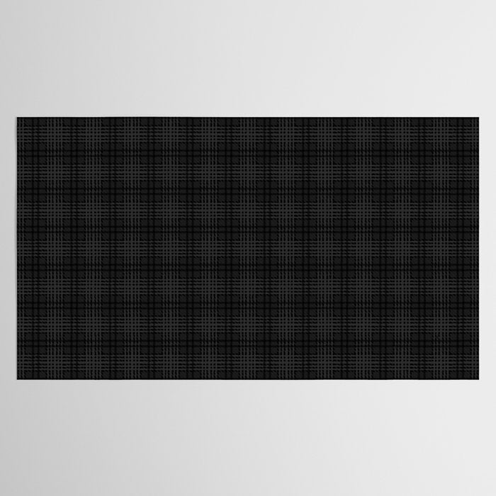 grey and black plaid Tablecloth Gallery Image 2