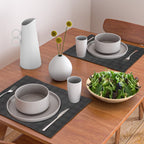 grey and black plaid Placemat Gallery Image 2