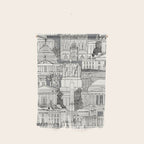 Washington DC toile gray Wall Hanging Gallery Image 1