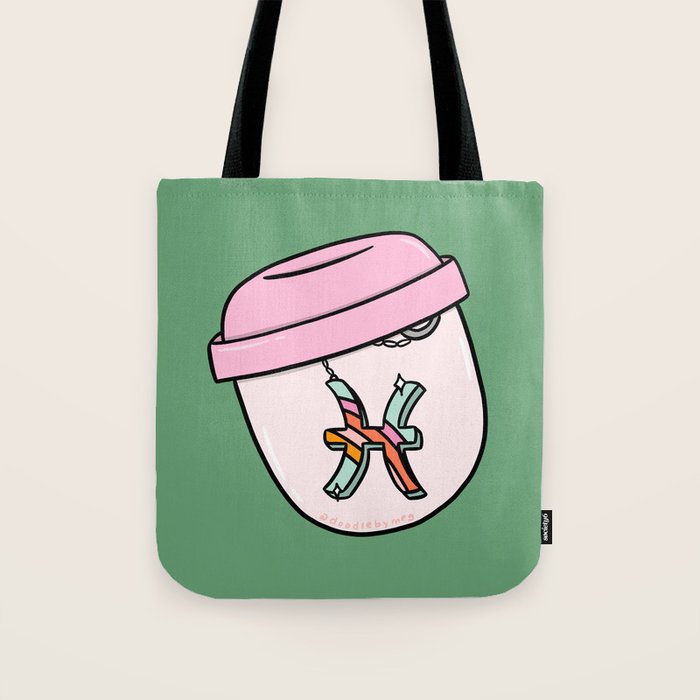 Pisces Keychain Tote Bag Gallery Image 1