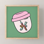 Pisces Keychain Mini Art Print Gallery Image 1