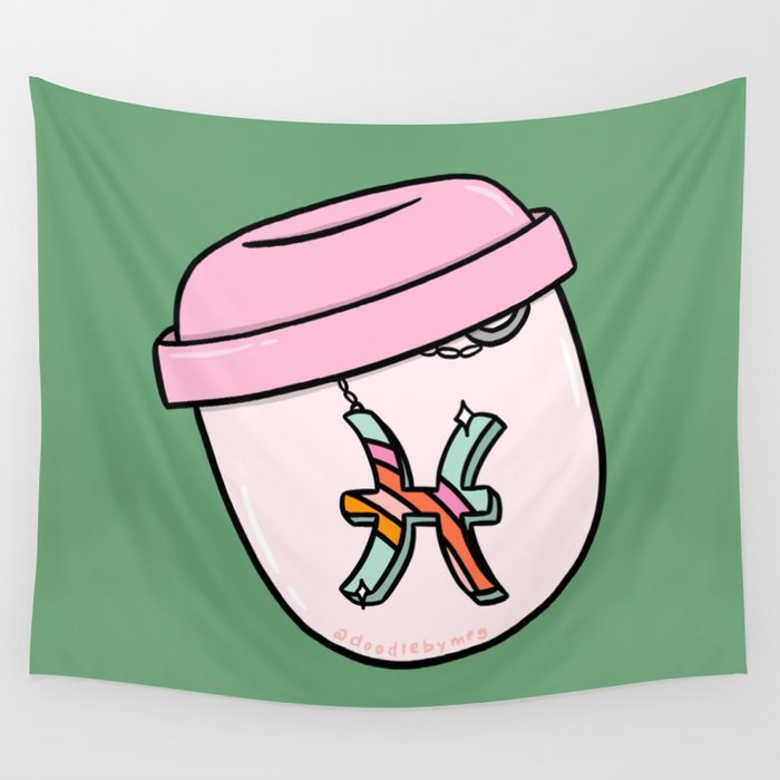 Pisces Keychain Wall Tapestry Gallery Image 4
