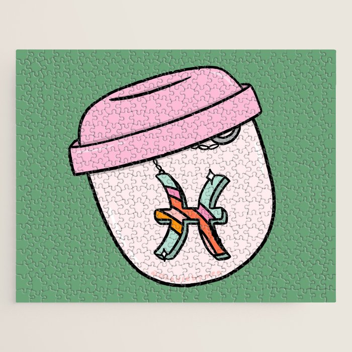 Pisces Keychain Jigsaw Puzzle Gallery Image 1