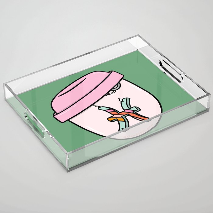 Pisces Keychain Acrylic Tray Gallery Image 1