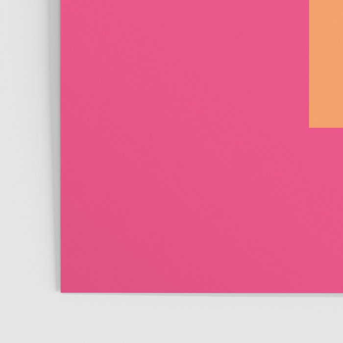 Swiss Cross Symbol in Pink and Orange Poster Gallery Image 3