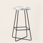 Brooklyn Toile - Black and White Stool Gallery Image 1