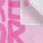 Pink Maximalist Quote - More Amor Wall Tapestry Gallery Image 3