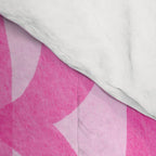Pink Maximalist Quote - More Amor Comforter Gallery Image 4