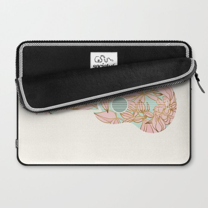 Modern Boho Ukulele Laptop Sleeve Gallery Image 2