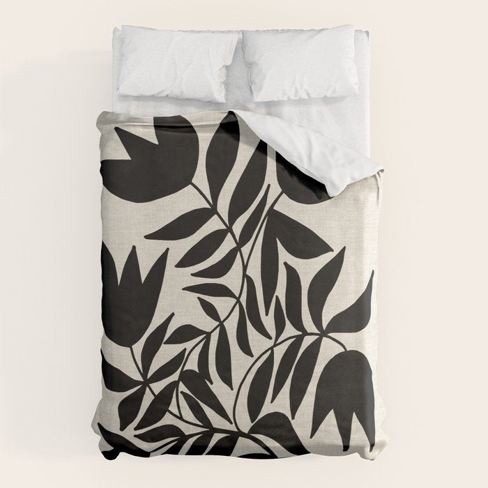 Triple Lip Vining Tulip Duvet Cover Gallery Image 1