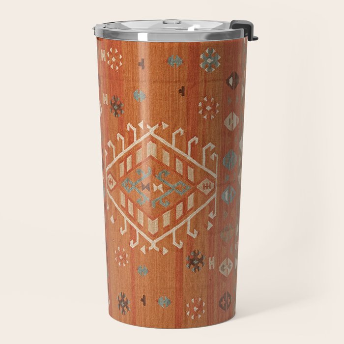 Heritage Traditional Moroccann Rug Design Travel Mug Gallery Image 2