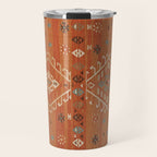 Heritage Traditional Moroccann Rug Design Travel Mug Gallery Image 1